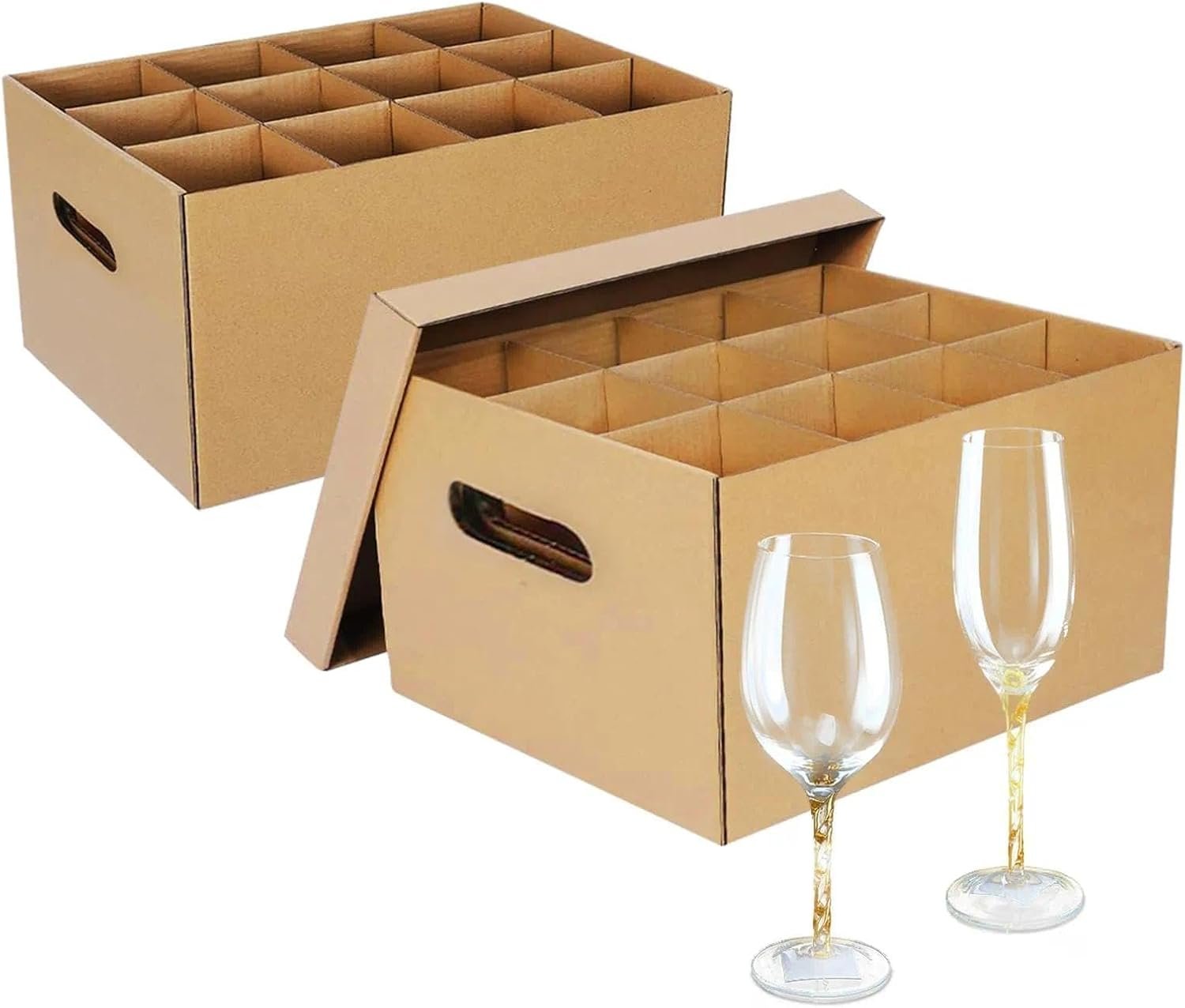 Moving Boxes for Glassware and Dishware Small Size